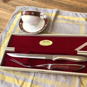 Vintage Carving Set